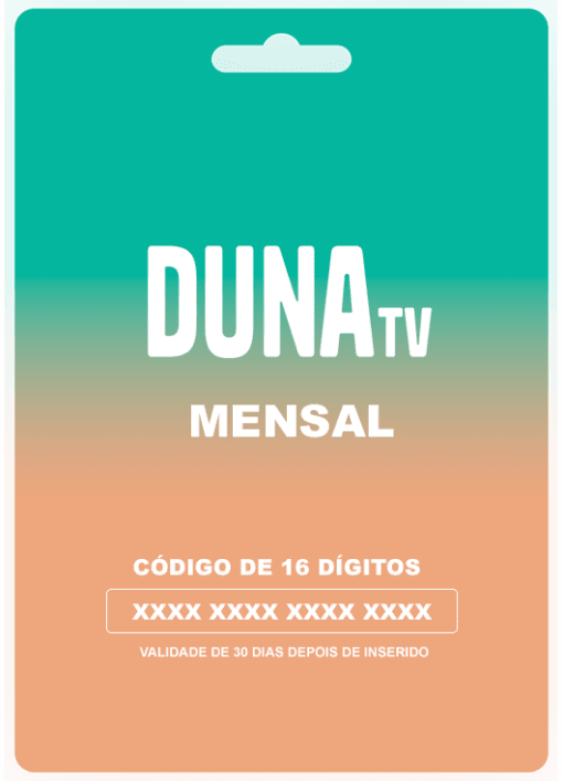 Gift Card Duna - Mensal